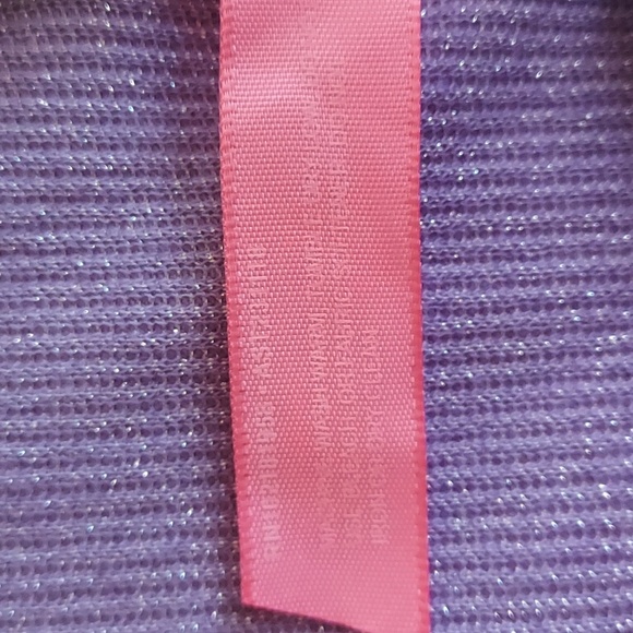 Dolls Kill Sugar Thrillz NWT Lilac Shimmer Rosette Fairy Puff Sleeve Crop Top M - Picture 9 of 10